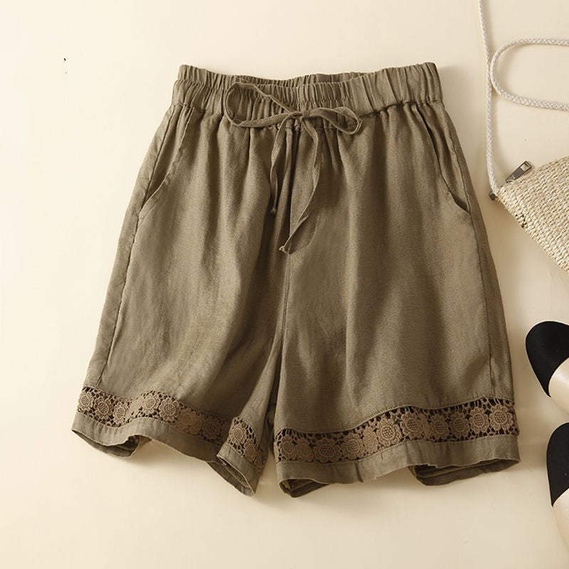 Women Linen Shorts