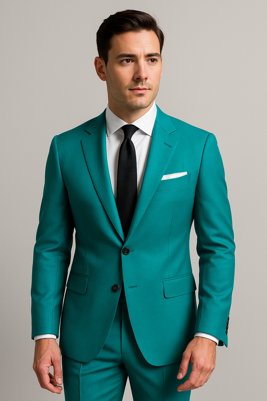 Teal Green Suit