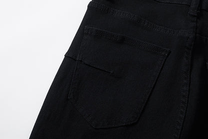 Men's Knee Hole Denim Trousers