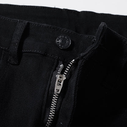 Men's Knee Hole Denim Trousers